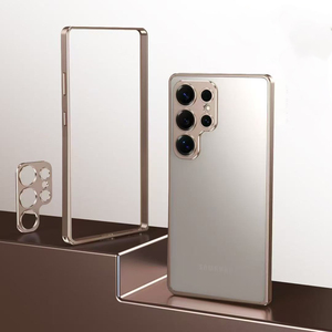 Revêtement de caméra pour <span class=keywords><strong>Samsung</strong></span> S25 ultra sans bordure cadre en aluminium pare-chocs mince S24 Plus S23 S25 ultra boîtier en métal - Product Image 1