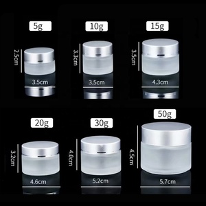 Di lusso bocca larga <span class=keywords><strong>50</strong></span> <span class=keywords><strong>ml</strong></span> di <span class=keywords><strong>vetro</strong></span> vaso cosmetico <span class=keywords><strong>50</strong></span> <span class=keywords><strong>ml</strong></span> vuoto contenitore rotondo con coperchio dorato (GJM20) - Product Image 6
