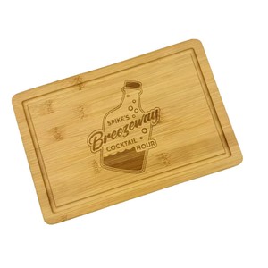 Planche à découper en bambou 30,5x20,5x1,5cm rectangulaire pour la cuisine, pour couper les légumes et les fruits - Product Image 1