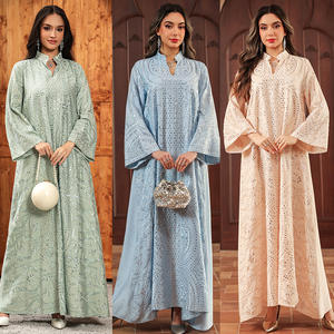 Abaya Eid pour femme, robe de soirée, jalabiya imprimée, diamantée, musulmane, Dubaï, Ramadan, Maroc, prière, caftan, robe, abayas - Product Image 2