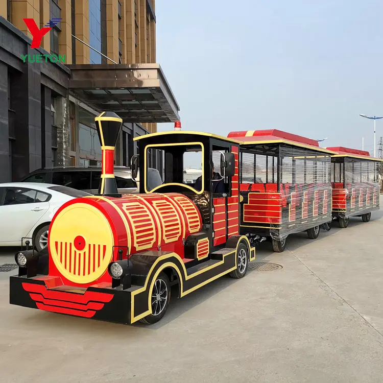 Trem sem rastreamento diesel do parque de diversões para adultos e crianças