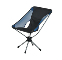 Chaise design moderne personnalisable chaise de camping légère portable pivotante à 360 degrés chaise de plage pliante chaise lune
