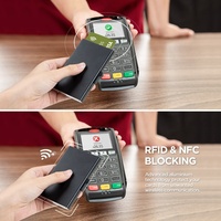 Dompet Kartu Minimalis TILONSTAR TWM106 dengan Logo Custom, Aluminium, RFID Pop-up, Tipis, Anti-RFID untuk Pria