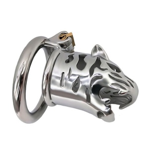 FRRK Jaula de Castidad Masculina de 6.5cm con Forma de Tigre, Dispositivo de Castidad para Hombres, Jaula para Pene, Dropshipping - Product Image 5