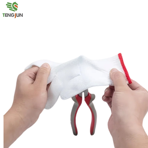 Guanti di Sicurezza Antiscivolo in Nylon Lavorato a Maglia di Alta Qualità con Logo Personalizzato, Rivestimento in PU XL, Vendita all'Ingrosso per Lavori in Giardino - Product Image 5