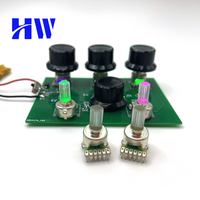 Potentiomètre stéréo 10k potentiomètre breveté 12mm potentiomètre rotatif à résistance multiple avec lumière LED multicolore