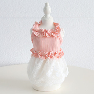 2025 Latest <strong>Graceful</strong> Spring Summer Dog <strong>Pet</strong> Lace Dress - Product Image 3