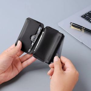 Porte-Cartes de Visite Best-Seller Pliable Magnétique Zéro Portefeuille Mini Sac à Cartes Sac Minimaliste pour Cartes Bancaires Professionnelles - Product Image 2