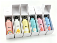 Bouteille d'eau sport en acier inoxydable 304 monocouche 500 ml, écologique, pour vélo, cyclisme, personnalisable, réutilisable, cadeau pour enfants, publicité