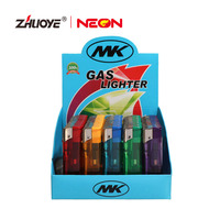 Nouveau briquet à gaz électronique en plastique en vrac, briquet électronique rechargeable créatif