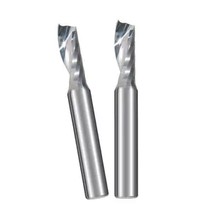 SANT highly Polished Aluminium Milling Tools Single Flute End Mill Router Bits For Aluminium
