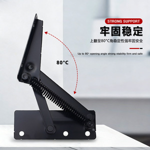 Furniture <b>Hinge</b> <b>Spring</b> <b>Hinge</b> 80 Degree Opening Angle Strong Support For Sofa Cabinet - Product Image 1