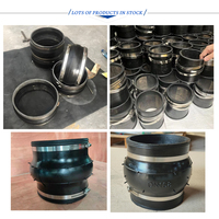 Nouveau type de conception raccord de tuyau flexible à extrémité de bride en acier inoxydable Type de pince flexible joint de dilatation à soufflet en caoutchouc