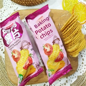Ma Dajie <span class=keywords><strong>Chips</strong></span> de pommes de terre soufflées Flocon de neige Saveur originale douce, Saveur <span class=keywords><strong>barbecue</strong></span>, Saveur tomate champêtre, Snack 500g en vrac 270 - Product Image 4