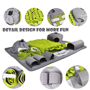 DOUBLETO Tapis d'activités pour animaux de compagnie, tapis de reniflement pour chiens, tapis de jeu alimentaire, tapis de puzzle, tapis de travail olfactif pour chiens - Product Image 2