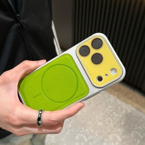 Funda Protectora Rígida Magnética Ultrafina de Cuero PU para iPhone 17 13 14 15 16 Pro Max con Carga Inalámbrica, ¡Venta Caliente! - Product Image 4
