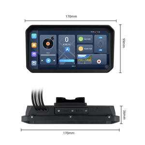 Nuevo Reproductor Multimedia para Motocicleta con Android 14, Modelo Frontal Gc2053, Ahd, Tpms, Resistente al Agua, SIM 4G, Pantalla de 6 Pulgadas, M23+DVR+<span class=keywords><strong>TP</strong></span> - Product Image 1