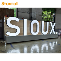 Panneau Lumineux Led Publicité Enseigne Lettre Frontlit Conception Personnalisée Enseigne Lettre Led Extérieur Lumière Led Illuminée 3D