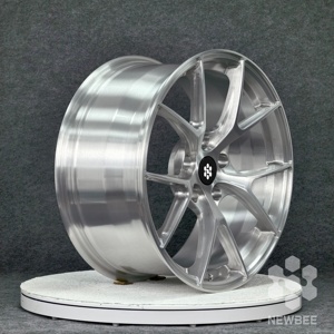 722auto NB สีเงินด้าน ล้อฟอร์จขอบ 18-20 นิ้ว แบบ Step Lip ขอบลึกเว้า 5x112 5x114.3 สำหรับ Porsche 911 Classic <span class=keywords><strong>BMW</strong></span> E30 Mercedes <span class=keywords><strong>W124</strong></span> - Product Image 3