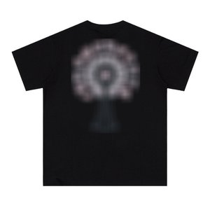 Nuova T-Shirt a Maniche Corte in Cotone con Cuore Cromato Ricamato Rosso 22SS, Vestibilità Perfetta, <span class=keywords><strong>per</strong></span> <span class=keywords><strong>Coppie</strong></span>, Moda Unisex - Product Image 4
