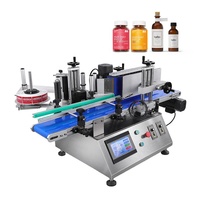 Machine d'étiquetage automatique de bouteilles rondes SY-150, vitesse réglable, étiquetage périmétrique, étiquettes de sécurité pour l'emballage alimentaire