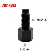 Adaptador de cartucho de CO2 de cambio rápido Zimakyfa de 12 gramos, roscas de 88g/90g para herramientas de aire Umarex/SIG SAUER MPX/MCX, OEM, negro, 5 unidades, 1 año de garantía