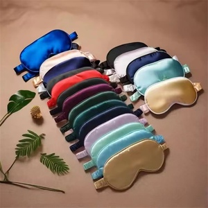 Masque pour les yeux de <span class=keywords><strong>sommeil</strong></span> en soie imitée en gros Portable Travel Relax Eyepatch Lunch Break Eye Cover Night Health Sleeping Shield - Product Image 1