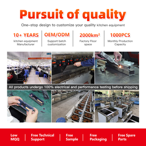 QSR Commercial à trois brûleurs Double face Hamburger <span class=keywords><strong>Grill</strong></span> Heavy Duty 1/3 Plaque chauffante à surface plane pour les restaurants de restauration rapide - Product Image 5