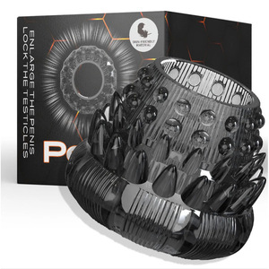 Pagoda Shaped Cock Ring Set <b>TPE</b> Material Delay Sex Time Penis Rings - Product Image 1