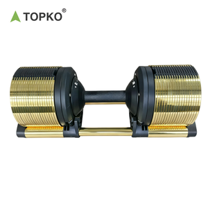 Manubrio Regolabile TOPKO con Impugnatura Ultra Sicura per <span class=keywords><strong>Casa</strong></span>/<span class=keywords><strong>Palestra</strong></span>, Set di <span class=keywords><strong>Manubri</strong></span> Regolabili da 26kg - Product Image 6