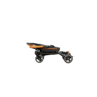 Poussette bébé Abon BS1698 convertible légère 4-en-1 en alliage d'aluminium et tissu, haute visibilité, pliable, charge maximale 15 kg