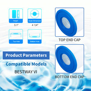 Pièces de rechange pour filtre de spa S1, cartouches de <span class=keywords><strong>piscine</strong></span> pour spa - Outils et accessoires essentiels pour <span class=keywords><strong>piscine</strong></span> - Product Image 2