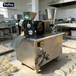 Machine automatique à rouleaux de printemps et à samosas, petite machine commerciale à samosas 220V, formatrice de dumplings antiadhésive - Product Image 6