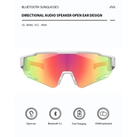 Gafas Inteligentes para Ciclismo 2025, Resistentes al Viento, con Reproductor de Música Inteligente con IA Táctil, Llamadas Telefónicas TWS