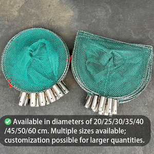 Tête de épuisette en acier inoxydable antirouille légère, portable <span class=keywords><strong>et</strong></span> durable avec filet en nylon pour la pêche en rivière – Vente chaude <span class=keywords><strong>Vietnam</strong></span> Thaïlande - Product Image 6