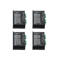Kit de moteur pas à pas nema 34, 4 axes, mocn, 12nm, avec pilote de panneau de dérivation Mach3 et alimentation électrique DM860D