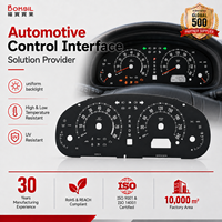 Pelapis Layar Membran Tipis Tahan Panas dan Cuaca dengan Panel Die Cut Cetak UV untuk Speedometer