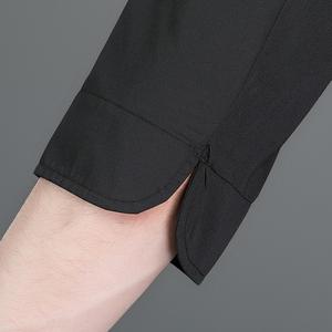 Uniforme de chef de manga larga de color sólido de un solo pecho a la moda personalizado al por mayor para Otoño e Invierno - Product Image 4