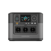 Station d'alimentation portable Lifepo4 1200w pour le camping en plein air, générateur solaire mobile, alimentation portable, stations d'alimentation rechargeables pour l'extérieur