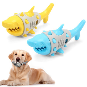 Nuevo Juguete Interactivo para Perros, Juguete Molar para Masticar, Simulación de Tiburón para Limpieza de Dientes, Resistente a Mordidas, Hecho de Goma - Product Image 1