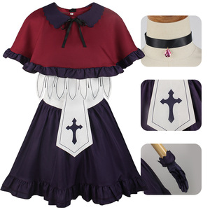 Conjunto de Disfraz de Anime Ruby Maka Memchu, Poliéster, para Halloween, Juego de Roles, Talla Infantil - Product Image 5