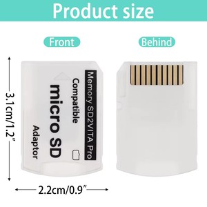 V6.0 Memory SD2Vita Pro Micro Card Holder Pour <span class=keywords><strong>PS</strong></span> <span class=keywords><strong>Vita</strong></span> 1000 2000 Memory Card Case Memory <span class=keywords><strong>Stick</strong></span> Cover - Product Image 4