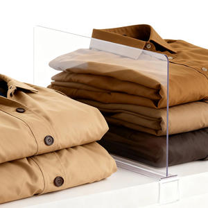 Separador de Estantes Transparente de PVC Resistente con Abrazadera de Borde para Armario y Dormitorio - Product Image 3