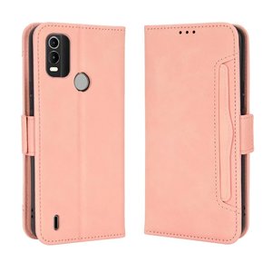 Étui portefeuille en cuir à rabat avec plusieurs emplacements pour cartes et motif rayé pour téléphone <span class=keywords><strong>NOKIA</strong></span> <span class=keywords><strong>C21</strong></span> <span class=keywords><strong>Plus</strong></span> - Product Image 2