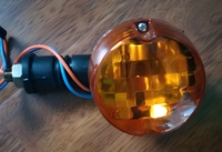Ensemble de clignotants de moto pour Bajaj Boxer BM100, pièces de rechange clignotantes ambre