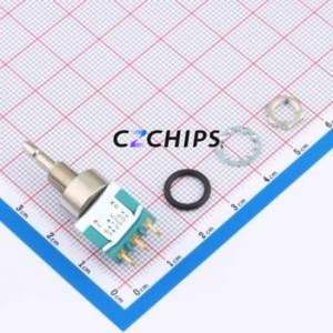 MPE106F Push Button Switch Switch Single Pole Double Throw Round Plunger Through Hole 6A - Product Image 2