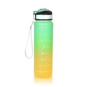 Plastic 32 OZ Large <b>Motivational</b> Time Marker <b>Water</b> <b>Bottle</b> With Straw Lid Fitness Gym And Outdoor Sports Made In Vietnam - Product Image 4