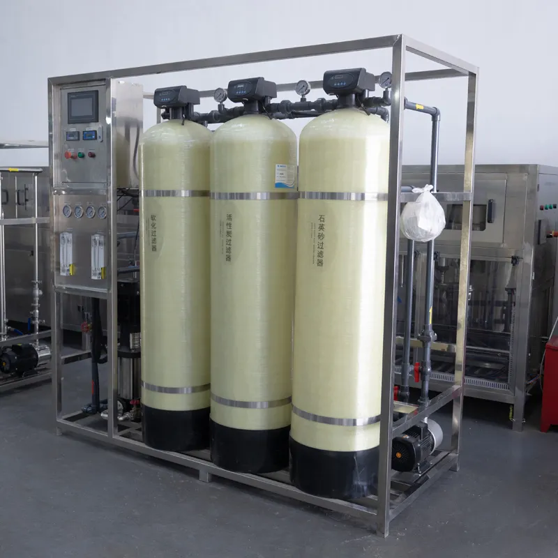 Sistema di filtraggio dell'acqua ad osmosi industriale in acciaio inossidabile per la purificazione del filtro a osmosi inversa