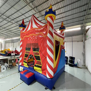 Castello gonfiabile all'aperto del circo del PVC con la <span class=keywords><strong>casa</strong></span> di rimbalzo di salto di divertimento dello scivolo per i bambini - Product Image 4