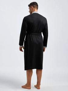 OEM ODM High Quality Cotton <strong>Waffle</strong> Mens Kimino Hotel <strong>Robe</strong> Luxury Spa Bath <strong>Robes</strong> for Men - Product Image 4